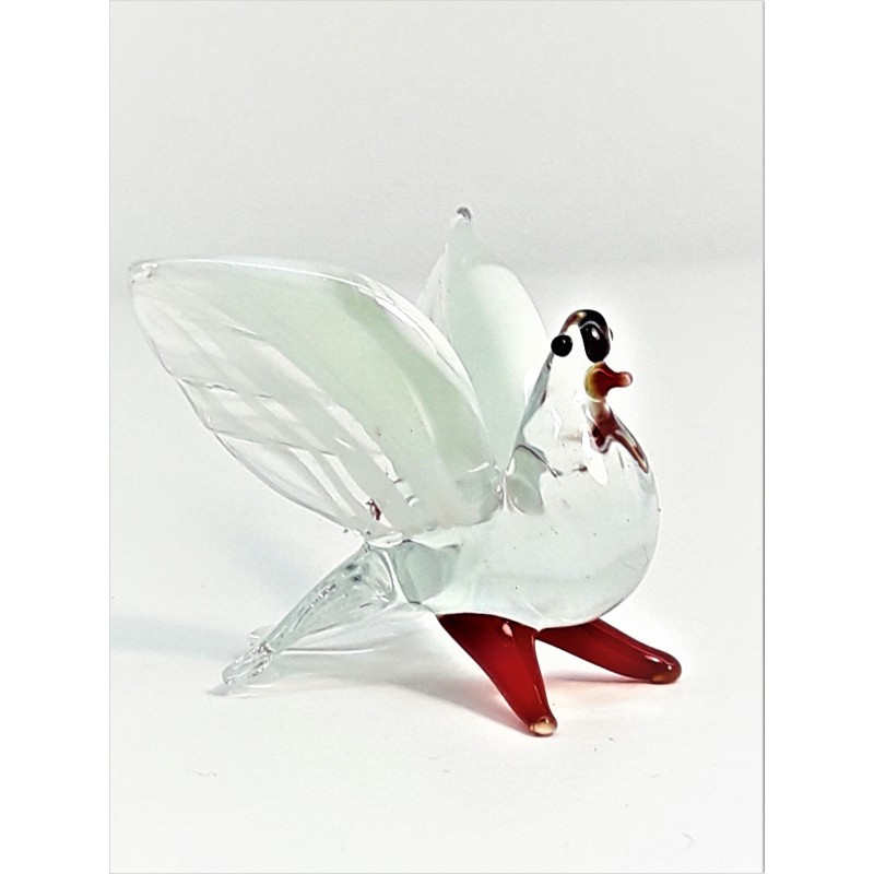 Стеклянная фигурка Голубь small-069 4-5 см Стеклянная фигурка Голубь small-069 4-5 см