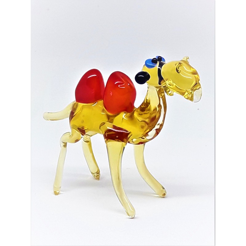 Стеклянная фигурка Верблюд small-079 6-7 см Стеклянная фигурка Верблюд small-079 6-7 см